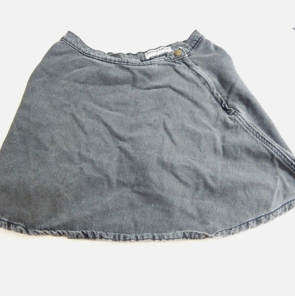 American Apparel Dresses & Skirts - American Apparel Gray Denim Skater Skirt